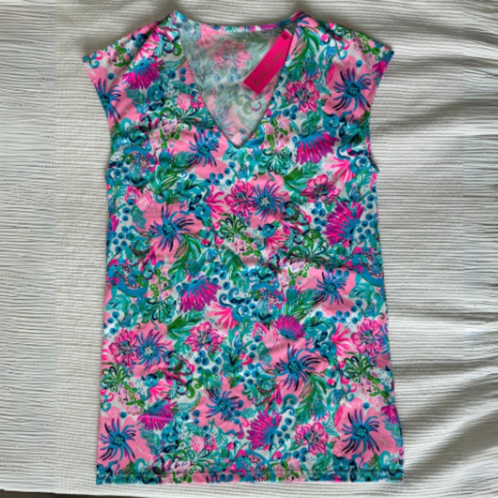 🌺 NWT Lilly Pulitzer Talli V-Neck Cover-Up 🌴